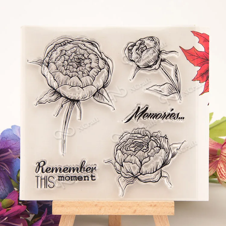 

Remember this moment Transparent Clear Silicone Stamp/Seal for DIY scrapbooking/photo album Decorative clear stamp sheets