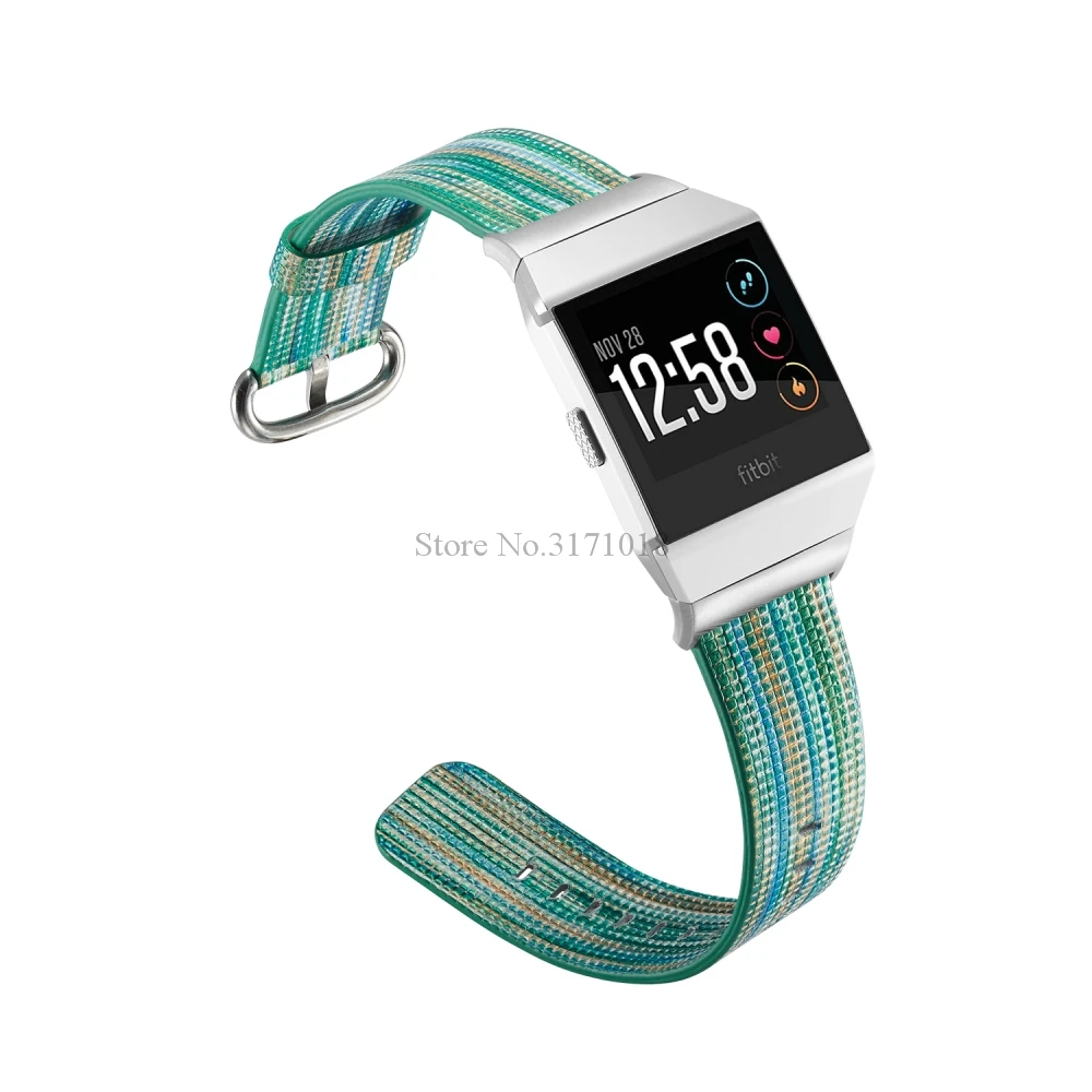 Новая мода ремешок Радуга замена аксессуары для часов Браслет для Fitbit ионная с металлической застежкой из нержавеющей стали