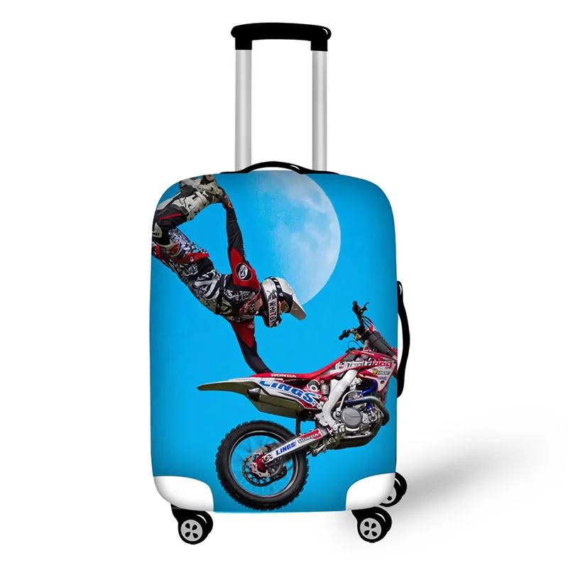Дорожные аксессуары для чемодана Защитные Чехлы 18-32 дюймов эластичный багажный пылезащитный чехол Чехол растягивающийся спортивный мотоцикл