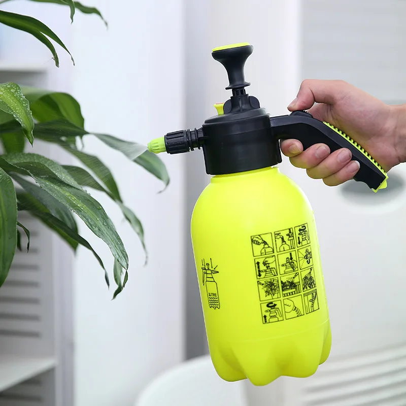 2L опрыскиватель Портативный давление сифон для сада завод цветы полива чайник