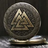 Precio bajo Pendant-Clock Pocket-Watch Chain Gift Bronze Women Quartz with Triangles Necklace Reloj-De-Bolsillo Eq18pN9R