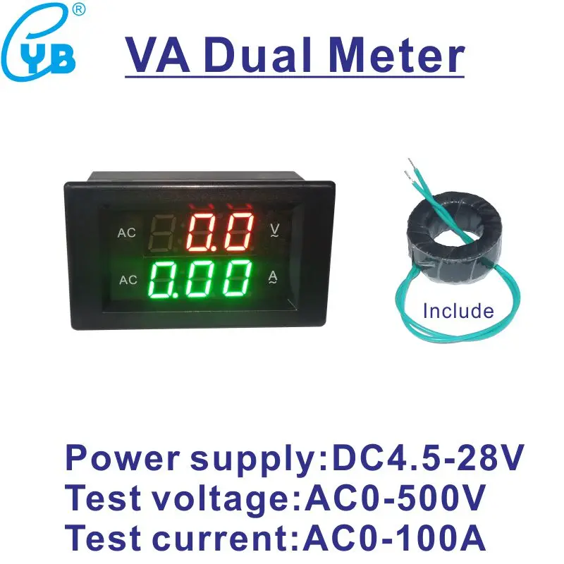 Цифровой регулятор напряжения переменного тока 0 500 В 4 5 А|current meter|ammeter ledammeter digital |