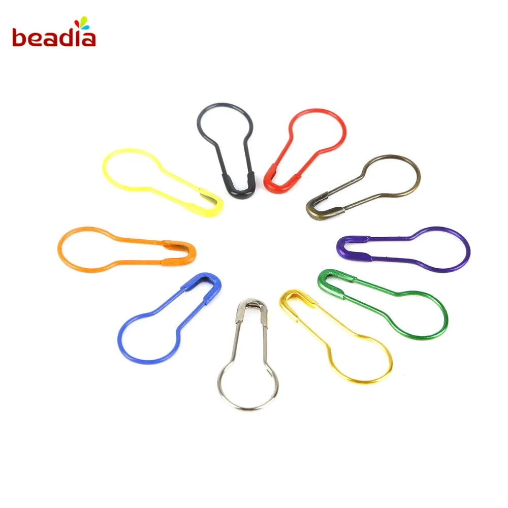 

100pcs Multicolor Knitting Crochet Locking Stitch Marker Hang Tag Safety Pins DIY Sewing Tools Needle Clip Sewing Accessory