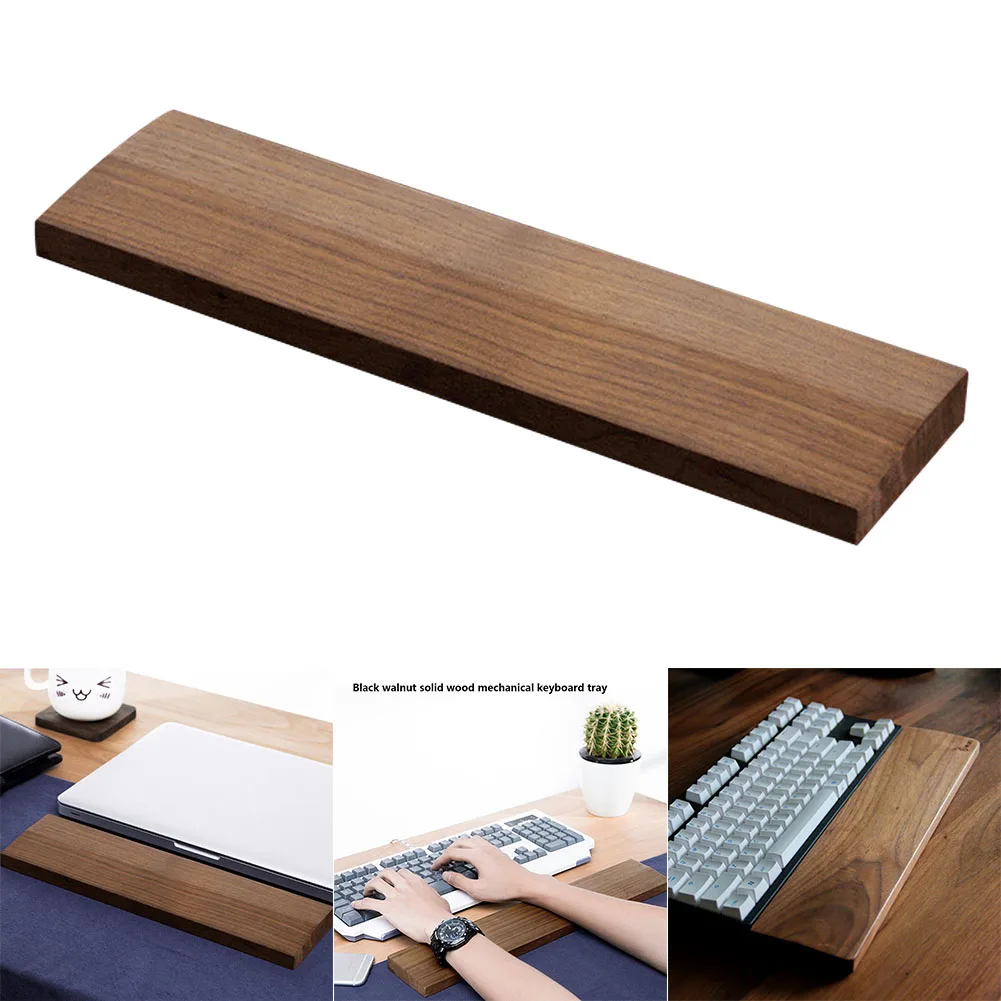 

2019 Hot Wooden Mechanical Keyboard Wrist Rest Pad Wrist Support Hand Pad for Mechanical Keyboard For DOY