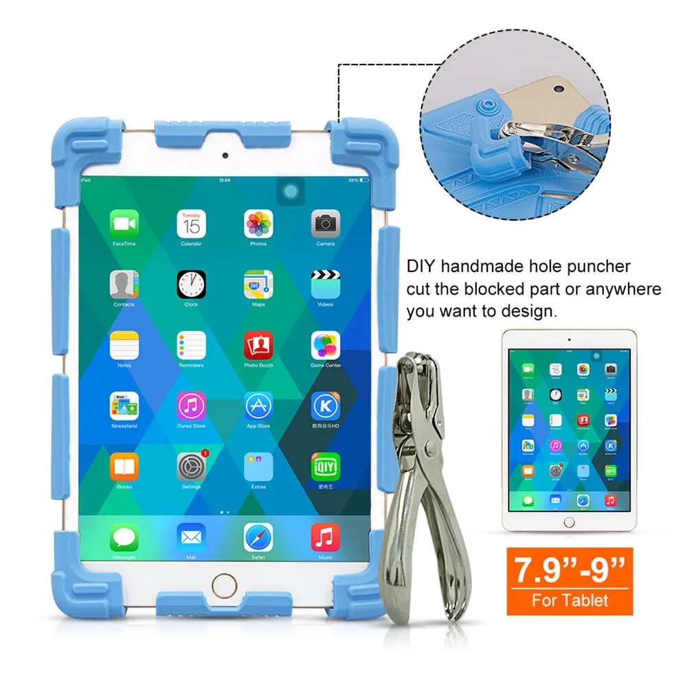 

Silicone Drop Protection Cover For 7-8 Inch Ipad Tablet Universal Multi-Purpose Sheath Drop Protection Shockproof Cover