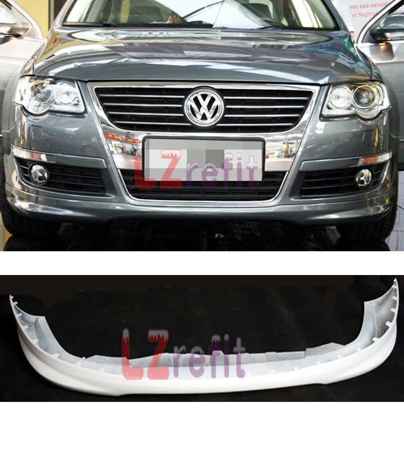 

UNPAINTED R-LINE TYPE FRONT LIP SPOILER Fit For VW PASSAT MK6 B6 2005-2010