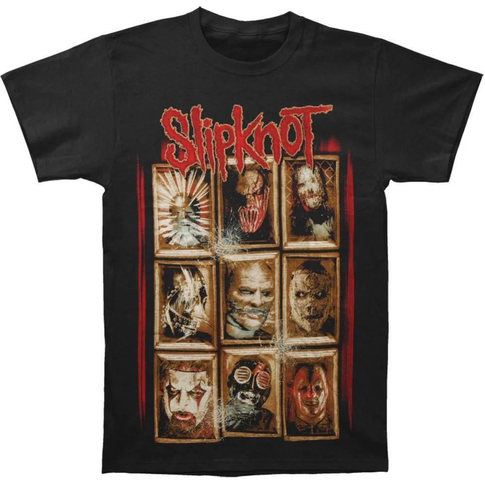 

Slipknot Men's New Masks Chapter T-shirt Medium Black
