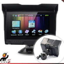 5 Inch Touch Screen Car Motorcycle Bike GPS Navigator Tablet IPX5 Waterproof Bluetooth