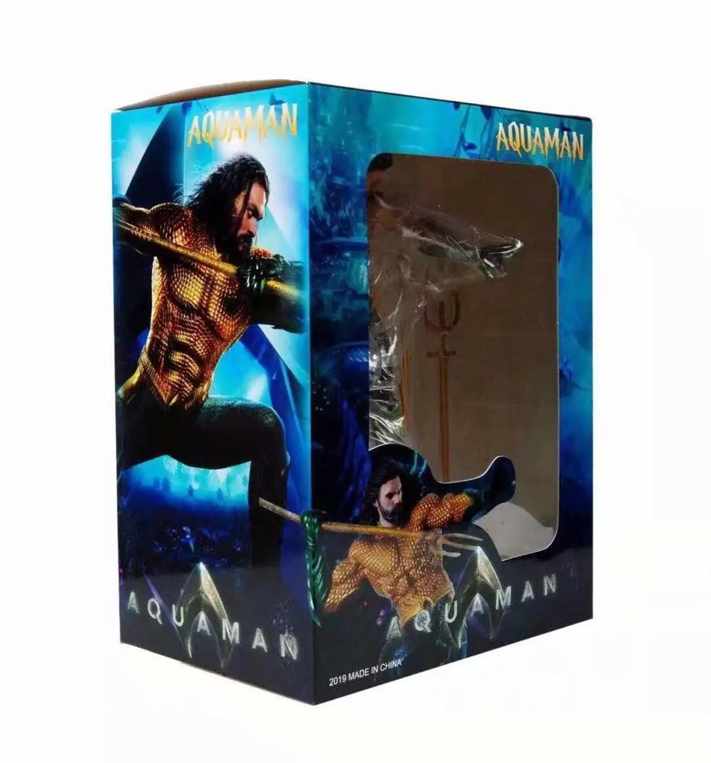 25 см Justice League Aquaman сцены Фигурки игрушки куклы Рождественский подарок с коробкой