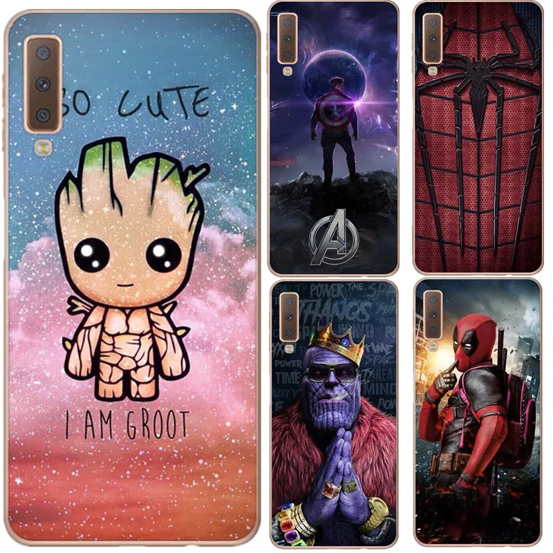 

Marve Cases For Samsung A7 2018 Case Soft Silicone TPU Back Cover Phone Case For Samsung Galaxy A6 A8 Plus 2018 A10 A30 A50 2019
