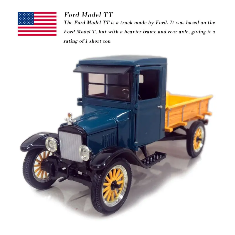 Фирменный 1/32 масштаб винтажный автомобиль США Ford TT pick-Up литая металлическая модель автомобиля игрушка для коллекции/подарка/украшения