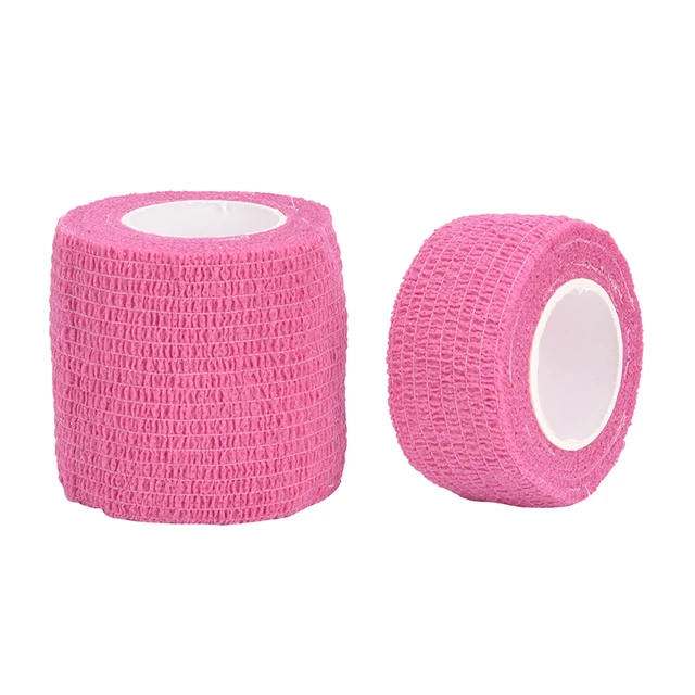 Gmarty 2pcs/set Non woven Fabrics Wrist Support Medical Bandage 2.5cm x 4.5m+5cm x 4.5m Self