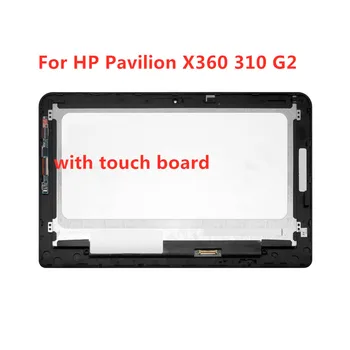 

Free shipping original Replacement 1366*768 11.6" Touch Screen Digitizer Front Glass Lens +Bezel for HP x360 310 G2 Laptop