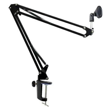 

5 X Broadcast Studio Microphone Mic Suspension Boom Scissor Arm Stand