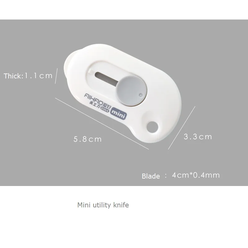 Милый портативный универсальный мини-нож Экспресс-открывалка коробка резак DIY помощник бумага буквы металлический резак цвет отправка свободой