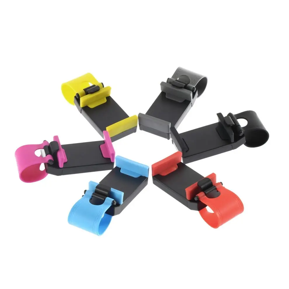 

10 pcs Car Steering Wheel Clip Phone Camera Holder ABS Bracket Mobile Phone Stand