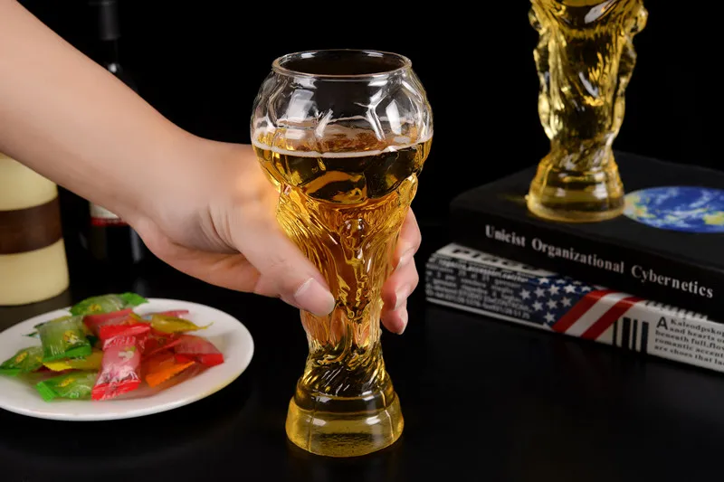 Футбольный кубок творческий Кубок чемпионов пивная стеклянная кружка 350/450 мл Cheers