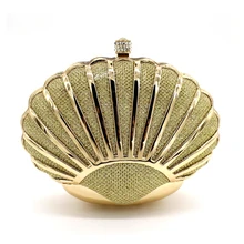 2016 Shinning Evening Bag Shell Design Bag Purse Party Handbag Wedding Clutch Women Evening Purse Lady Party Bag M60
