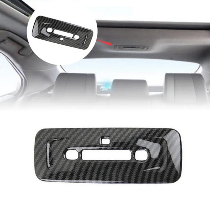 

Carbon Fiber Car Inner Rear Reading Lampshade Cover Trim For Toyota Camry 2018