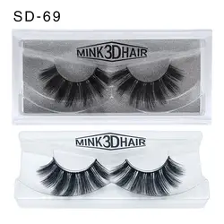 Накладные ресницы 3D норки ресницы длительный объем Lashes Natural жестокости Бесплатная норки ресницы норка ресницы 1 пара блеск