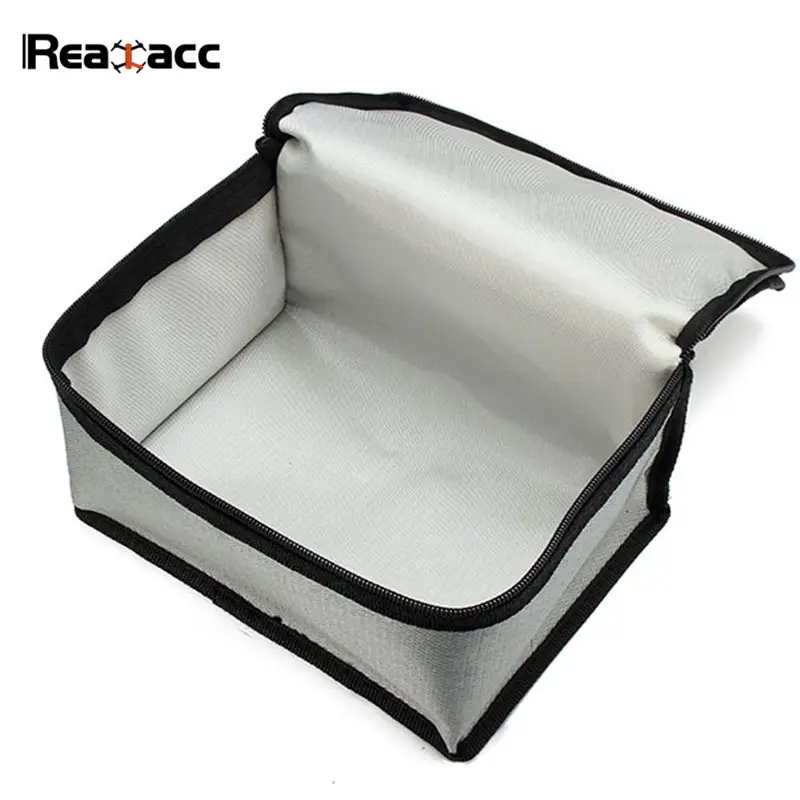 Realacc 220x155x115 мм огнезащитная Lipo батарея сумка чемодан коробка для хранения с ручкой для RC моделей квадрокоптера часть