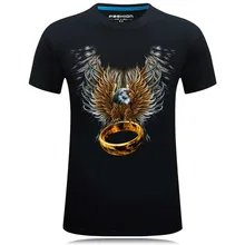 SBTZ 21-22 New Summer Men’s Tshirt Slim Cotton 3D Style Eagle Ring Plus Domineering Character Classic T-shirt Men