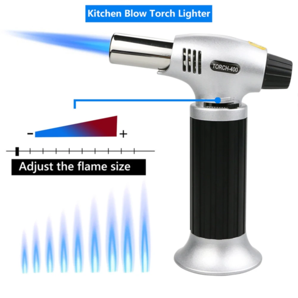 Выпечка пламя портативный шеф-повара инструмент для приготовления пищи DIY пайки прочный дутый фонарь бутан Заправляемый алюминиевый сплав с блокировкой безопасности