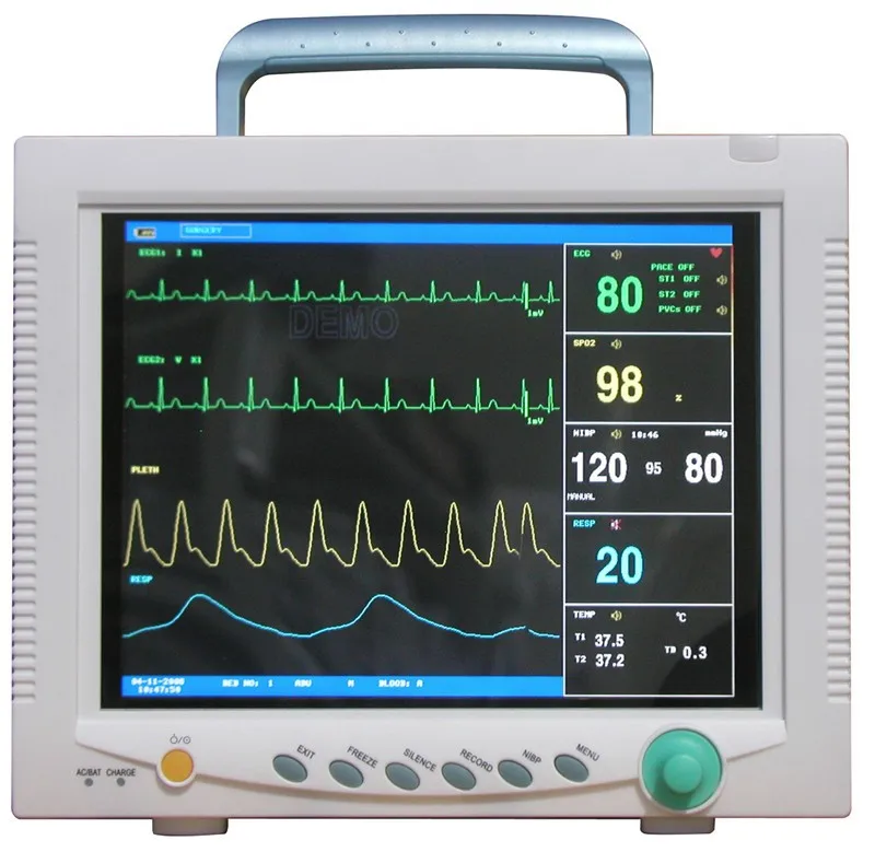 Buy 2 pic CMS6000 + 2 probe ICU/CCU Patient Monitor 5