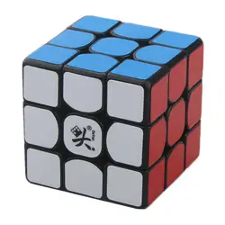 Даян Новые 3 x3x3 Сянюнь Stickerless/черный Cubo Magico куб головоломка