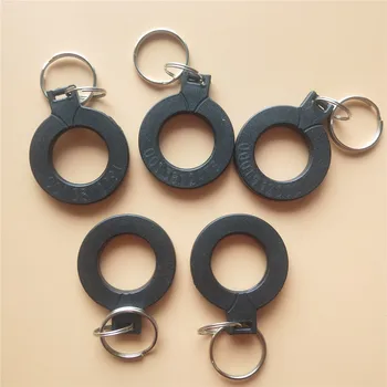 

RFID Token EM ID Keyfobs Ring Card 125KHZ Read Only Black Key Tag Access Control Smart Waterproof Safe ABS Free Shipping