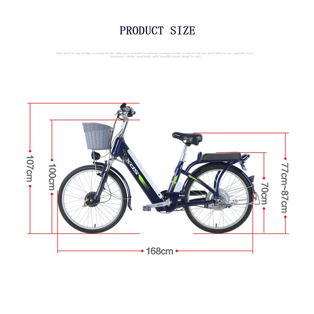 Flash Deal 24 inch Aluminum alloy electric bicycle 48V panasonic lithium electric bike 9 A battery 350W  e bike for sale 5