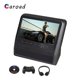 Caroad 9 дюймов Автомобильный подголовник монитор видео dvd-плеер с USB/SD 800*480 ЖК-экран заднего сиденья Displayer IR/FM передатчик пульт дистанционного