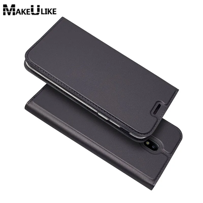 

MAKEULIKE Leather Case For Samsung Galaxy J3 J5 J7 2017 Europe Version Ultra Thin Flip Case Magnetic Cover With Card Slot