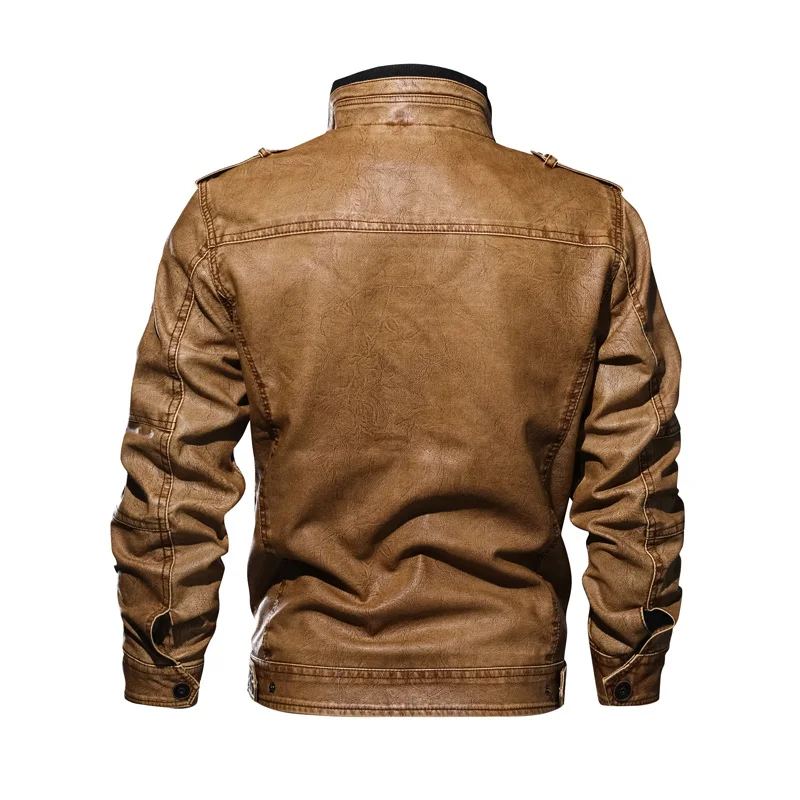 pu jacket short (2)
