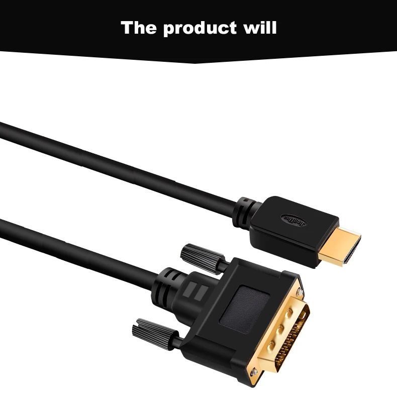 Dvi к Hdmi конвертер 4K Dvi-d к Hdmi pin адаптер двунаправленный DVI D Мужской к HDMI кабель конвертер к DVD lcd HDTV xbox 3 м