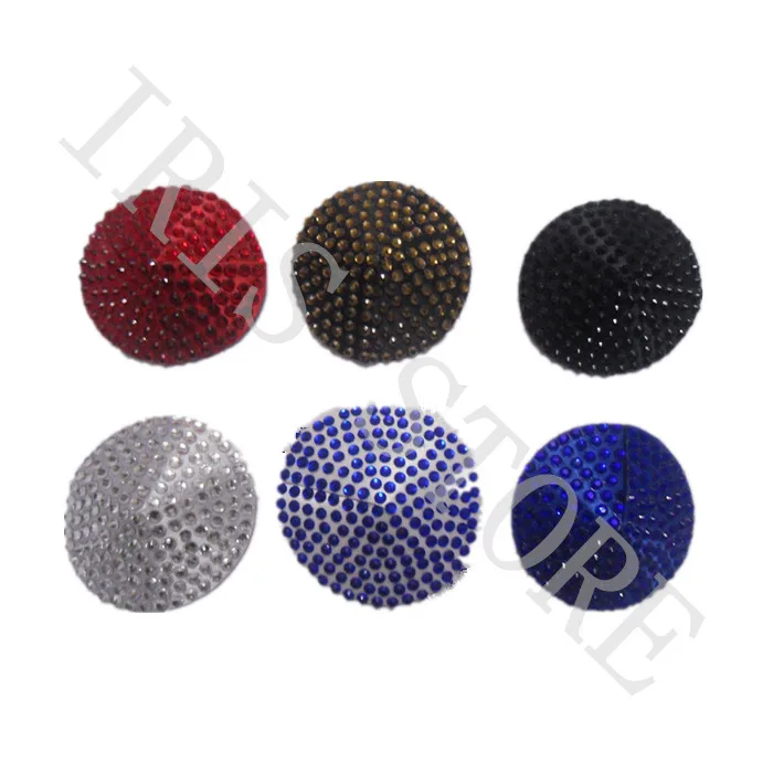 

Sexy Diamond Round-shaped self-adhesive nipple cover / Diamond Reusable breast pasties