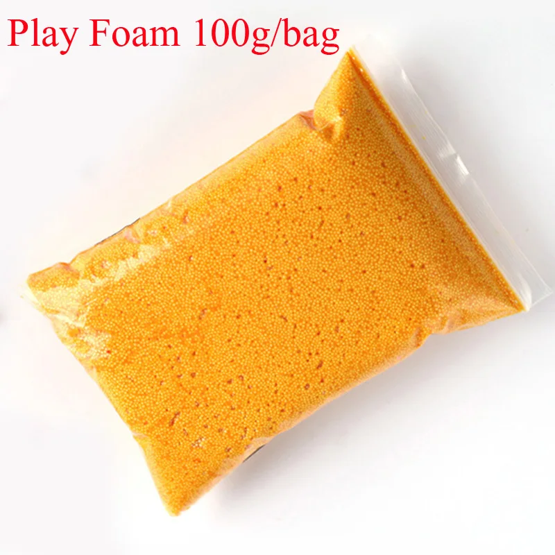 100g/bag Play Foam Light Soft Colored Modeling Clay Model Magic Air Dry Intelligent Plasticine Slime Playdough Children's Gift | Игрушки
