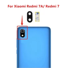 2 шт. для Xiaomi redmi 7A/redmi 7 камера со стеклянными линзами задняя камера стеклянная линза Замена запасных частей с клеем