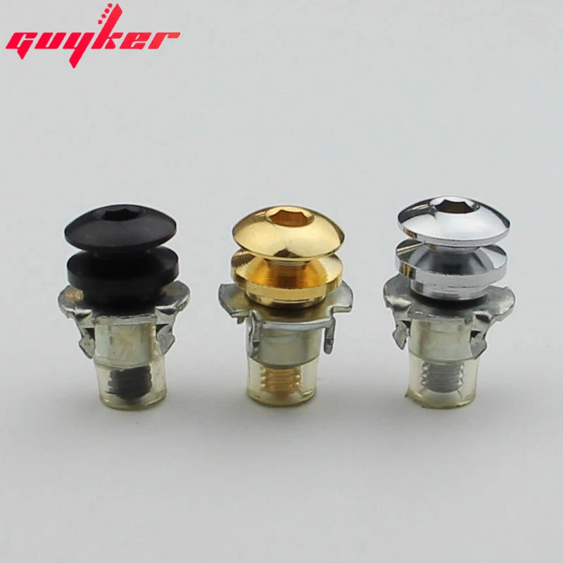Guitar Strap Buttons Screw Guitar Strap Button Black Guitar String