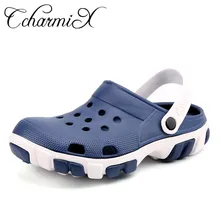 CcharmiX/мужские сабо; коллекция года; сезон лето; мужские сандалии для прогулок в саду; дышащие пляжные сандалии; закрытые мужские медицинские сандалии