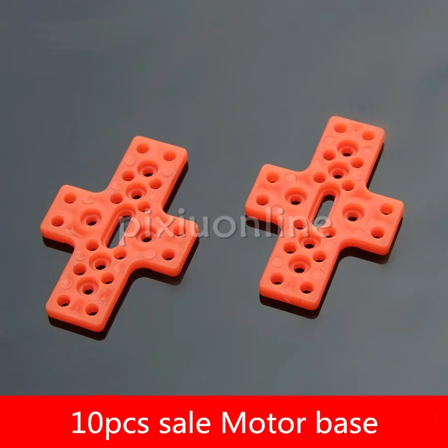 10pcs/pack Cross-shaped Red Plastic Micro Motor Base Free Shipping Russia