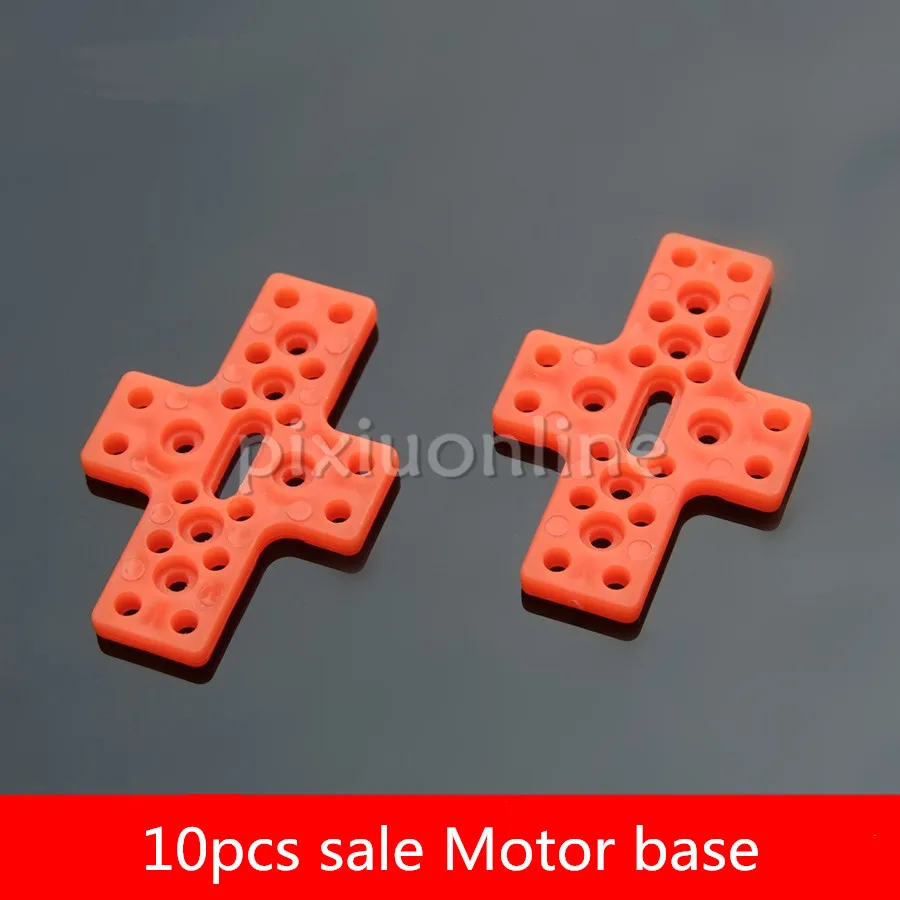 10pcs/pack Cross-shaped Red Plastic Micro Motor Base Free Shipping Russia 50pcs pack k1005 cross head m2 3 16 half self tapping screws free shipping russia