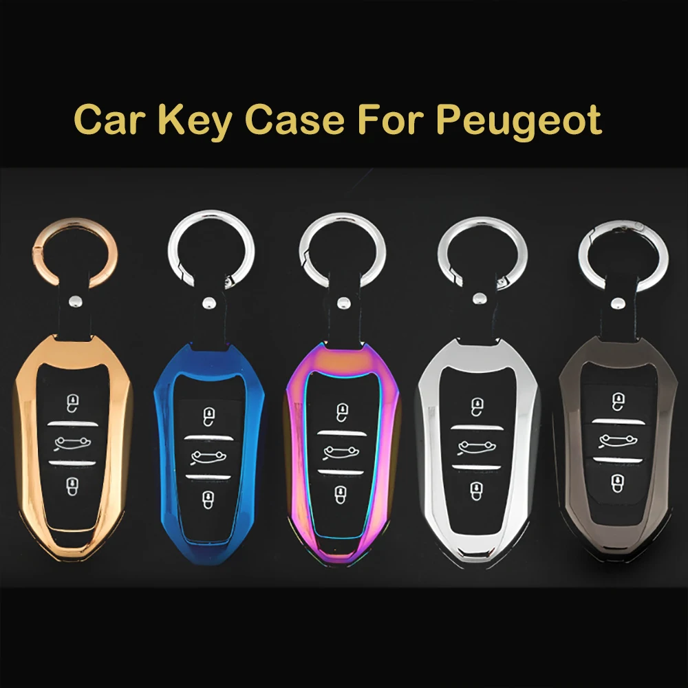 For Peugeot 301 308S 407 408 508 2008 Zinc Alloy + Leather Car Smart