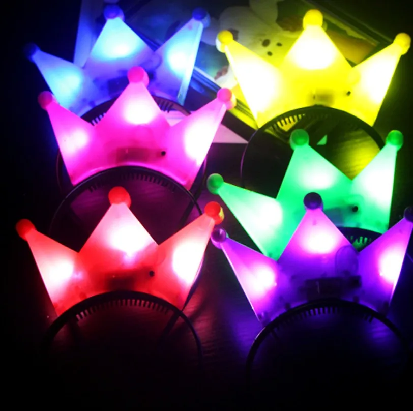 Lovely Kids Head Band Luminous LED Light Hair Plastic Crown Headband For Halloween YH1810 | Игрушки и хобби