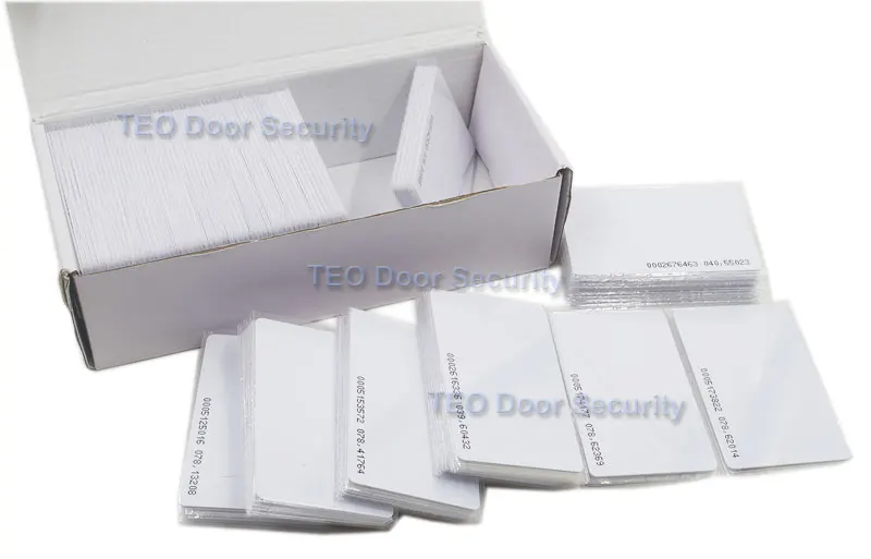 100pcs RFID Cards 125KHz Smart Card Proximity RFID Tag for Access control rfid tag door open 0.9mm card