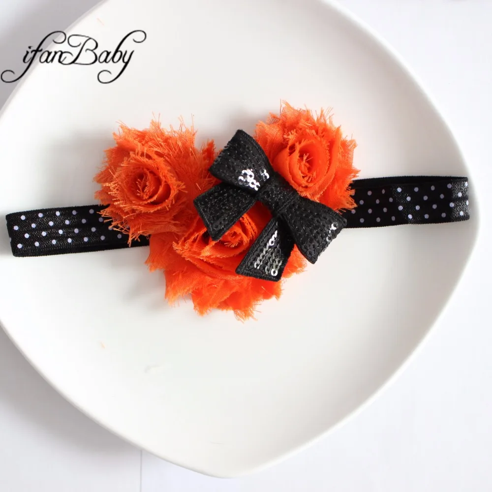 shabby flower headband 8