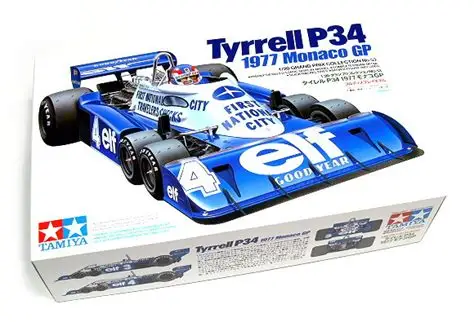 Тамия 20053 1/20 P34 монтажная шкала Monaco GP гоночный автомобиль модель строительные