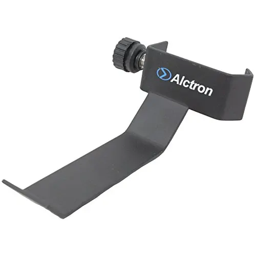 Headphone Holder Tambourine Holder Hanger Clip for Microphone/Musical Stand, Blackin Earphone