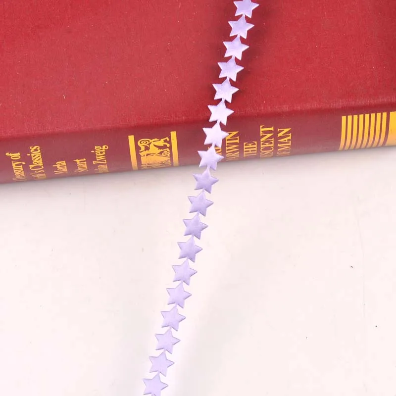 1,3 см многоцветные ленты со звездами для рукоделия Швейные аксессуары DIY Свадебные украшения вышитые тканевые упаковочные материалы C2271 - Цвет: 6