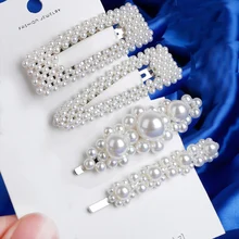 Новые 7 видов стилей, женские серебристые металлические шпильки с жемчугом, Женские Простые заколки для волос, заколки, головные уборы, инструменты для укладки волос, аксессуары